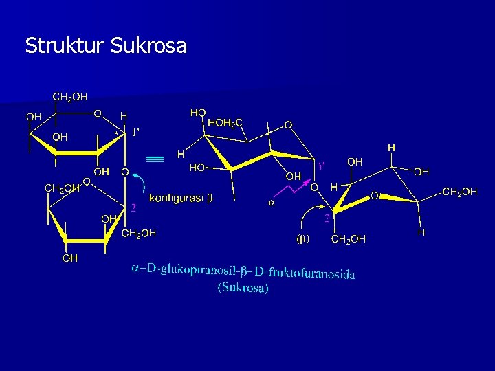 Struktur Sukrosa 