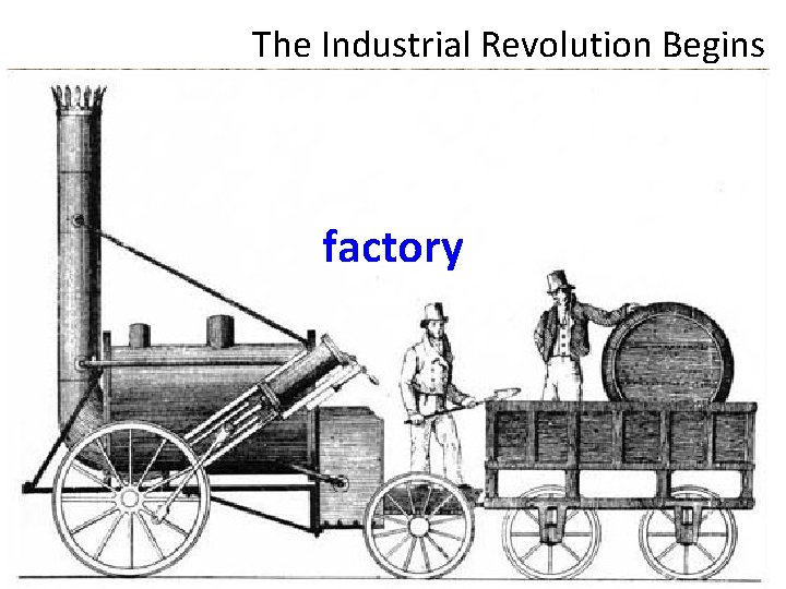The Industrial Revolution Begins factory 