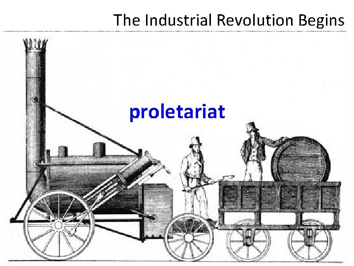 The Industrial Revolution Begins proletariat 