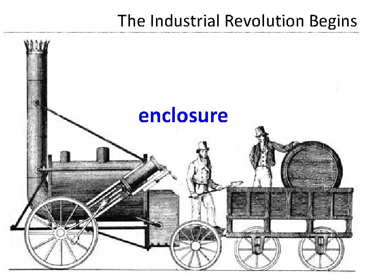 The Industrial Revolution Begins enclosure 