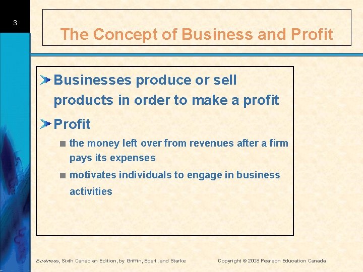 3 The Concept of Business and Profit Businesses produce or sell products in order 3 The Concept of Business and Profit Businesses produce or sell products in order