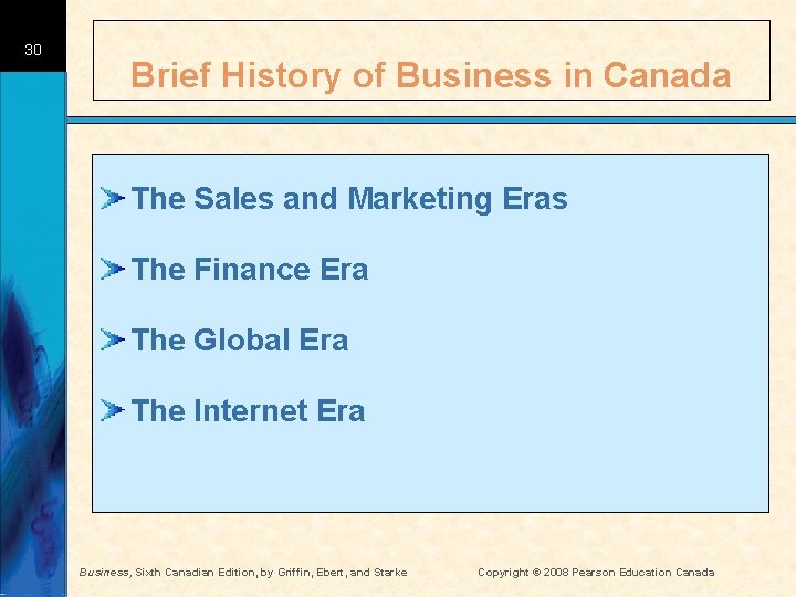 30 Brief History of Business in Canada The Sales and Marketing Eras The Finance