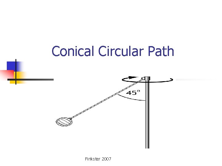  Conical Circular Path Finkster 2007 