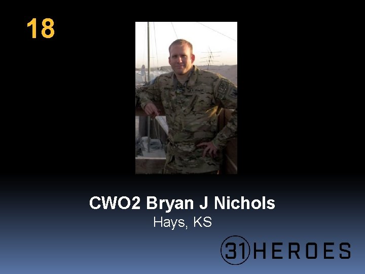 18 CWO 2 Bryan J Nichols Hays, KS 