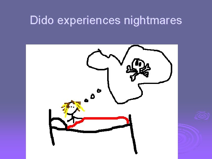 Dido experiences nightmares 