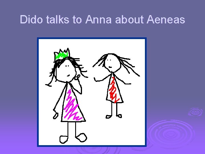 Dido talks to Anna about Aeneas 