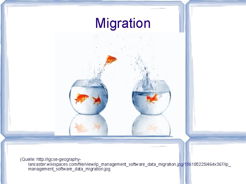 Migration (Quelle: http: //igcse-geographylancaster. wikispaces. com/file/view/ip_management_software_data_migration. jpg/156185225/464 x 367/ip_ management_software_data_migration. jpg 