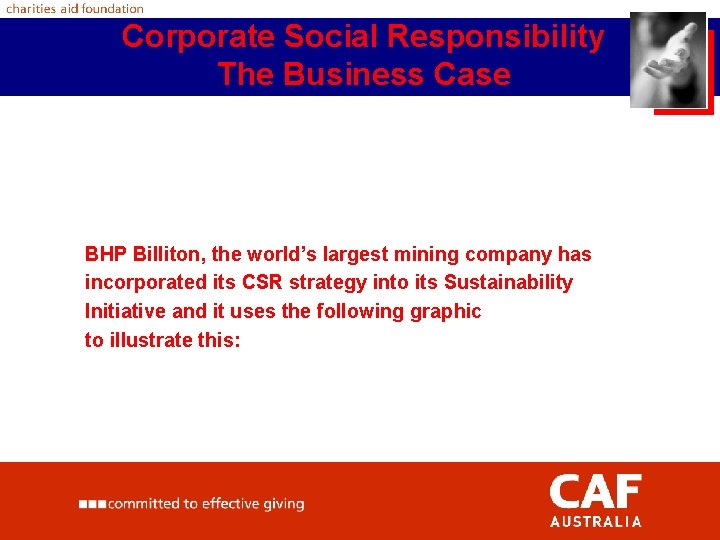 Corporate Social Responsibility The Business Case BHP Billiton, the world’s largest mining company has