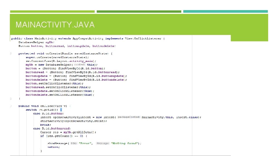 MAINACTIVITY. JAVA 