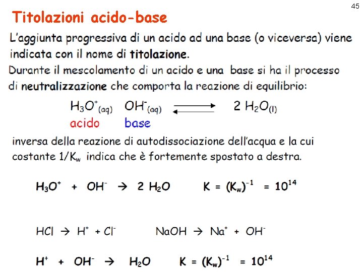 Titolazioni acido-base 45 
