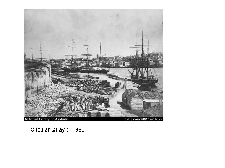 Circular Quay c. 1880 