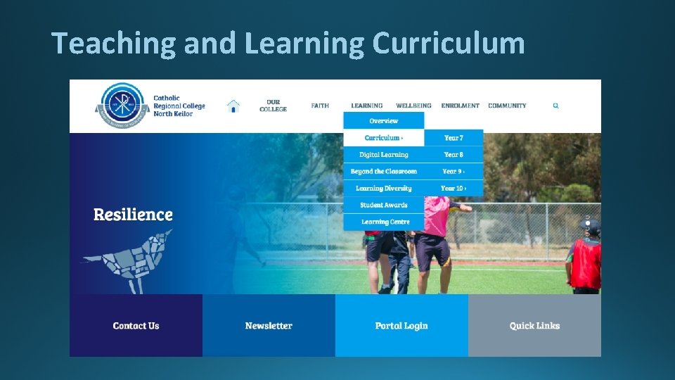 Teaching and Learning Curriculum 
