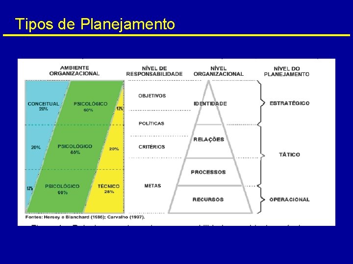 Tipos de Planejamento 