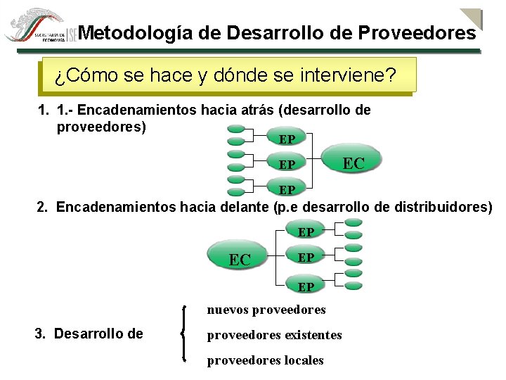 Metodología de Desarrollo de Proveedores ¿Cómo se hace y dónde se interviene? 1. 1.