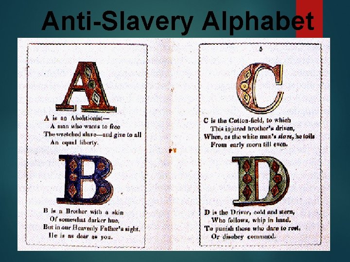 Anti-Slavery Alphabet 