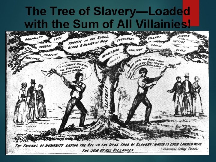 The Tree of Slavery—Loaded with the Sum of All Villainies! 