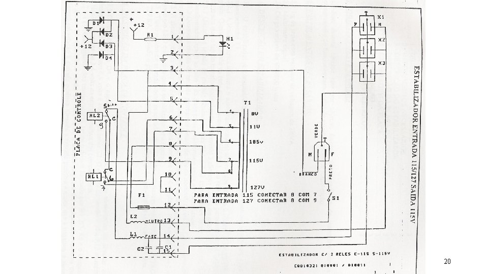 ESQUEMA ELÉTRICO 20 