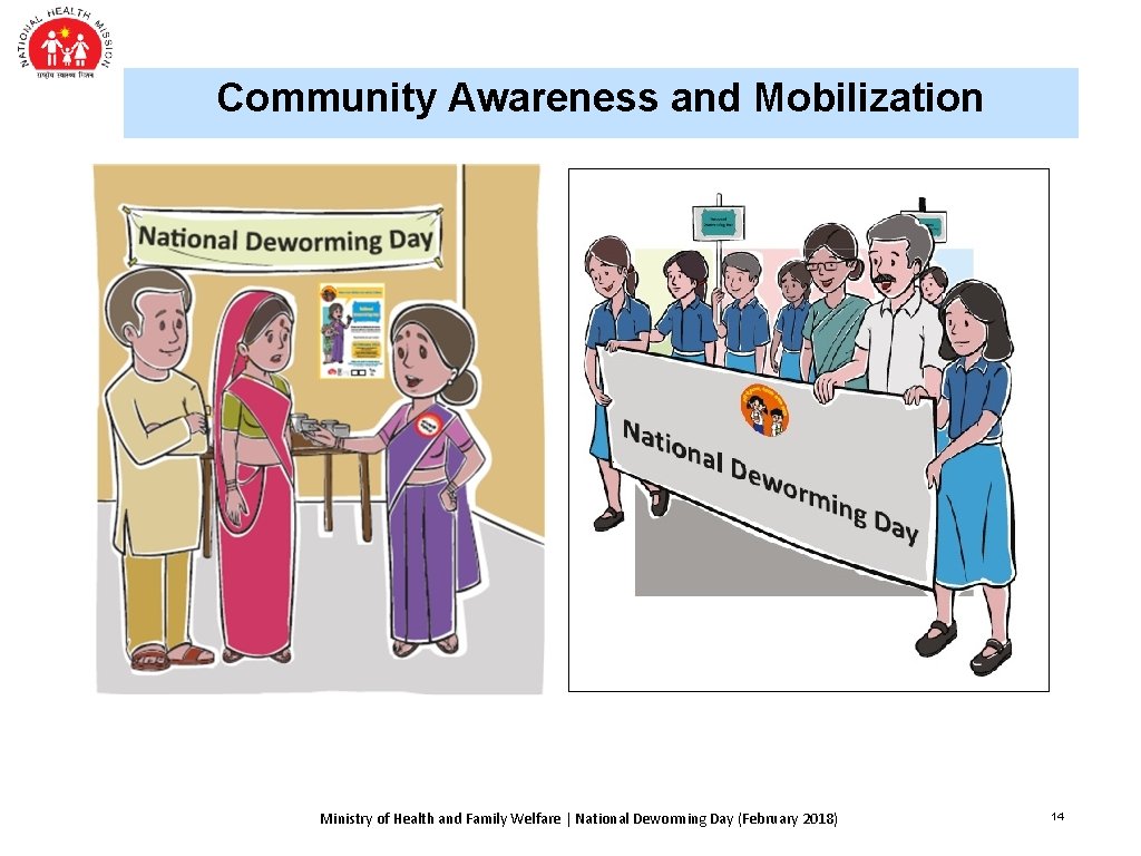 Community Awareness and Mobilization Ministry of Health and Family Welfare | National Deworming Day