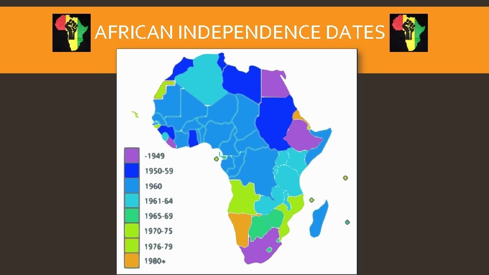 AFRICAN INDEPENDENCE DATES 