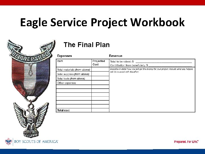 Eagle Service Project Workbook The Final Plan 