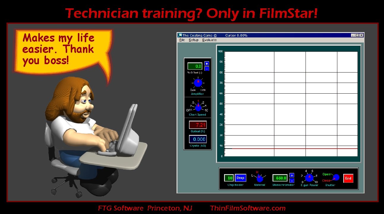 Technician training? Only in Film. Star! Makes my life easier. Thank you boss! FTG