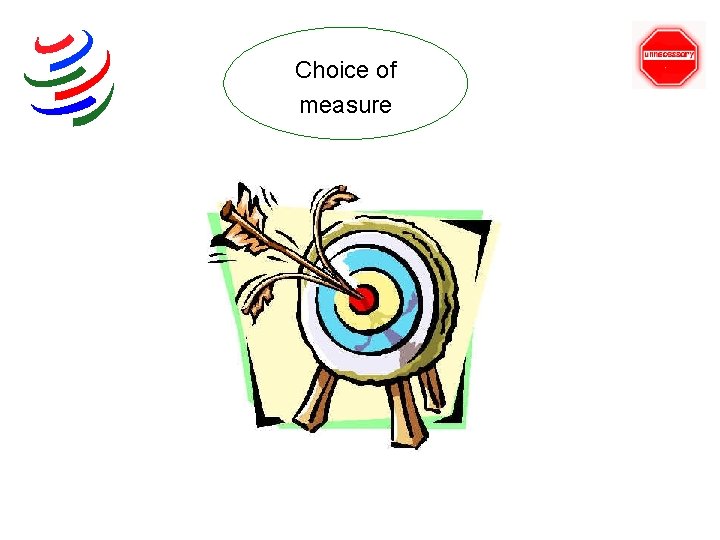 Choice of measure 