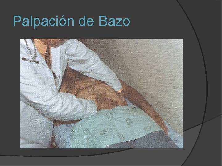 Palpación de Bazo 