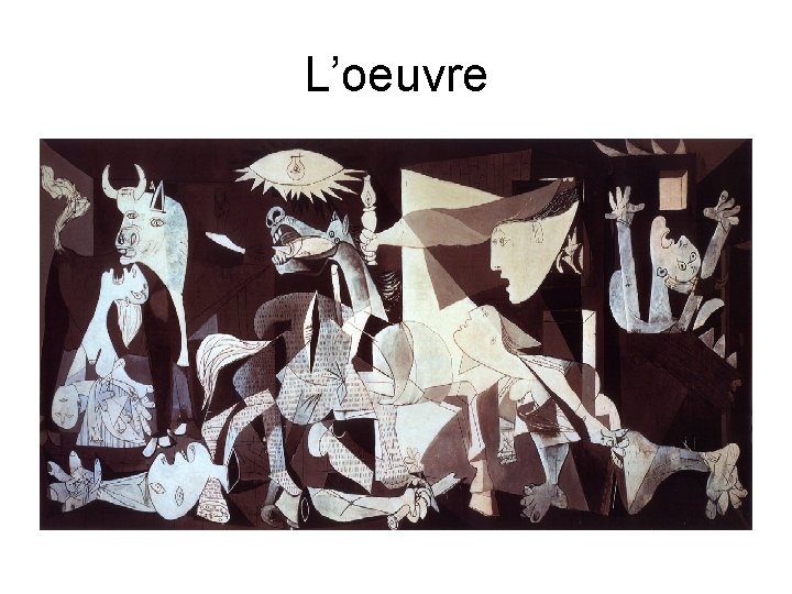 L’oeuvre 