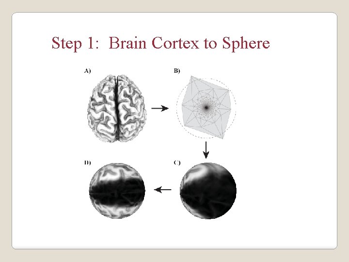 Step 1: Brain Cortex to Sphere 