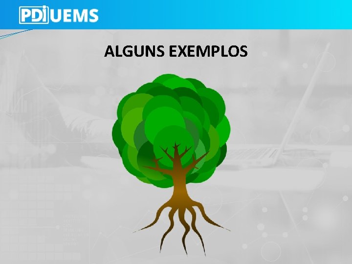 ALGUNS EXEMPLOS 