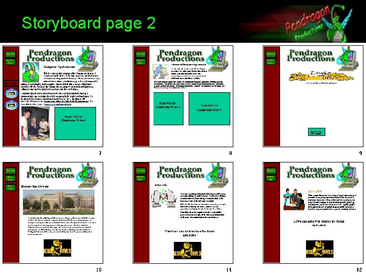 Storyboard page 2 www. pdragons. com 