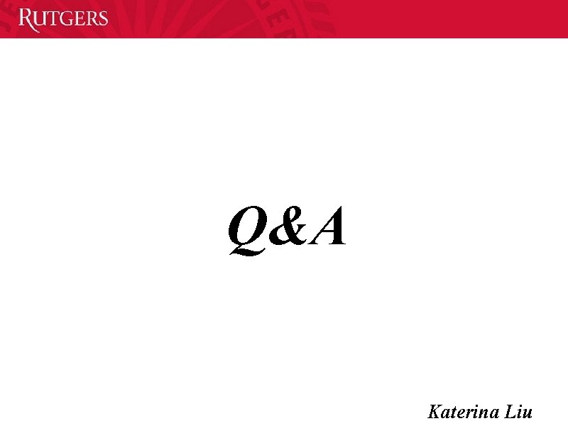 Q&A Katerina Liu 