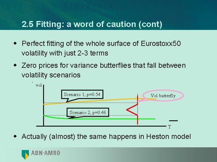 2. 5 Fitting: a word of caution (cont) w Perfect fitting of the whole