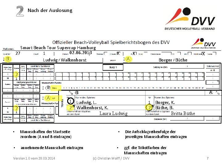 Nach der Auslosung Smart Beach Tour Supercup Hamburg 02. 06. 2013 27 1 B