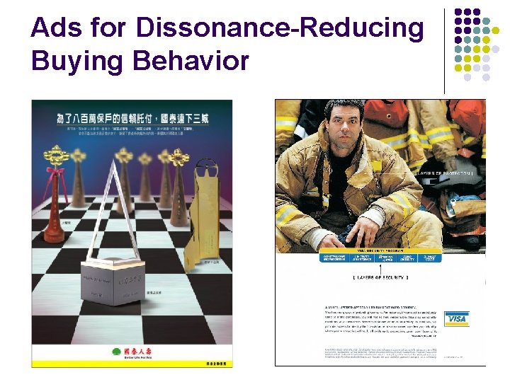 Ads for Dissonance-Reducing Buying Behavior 