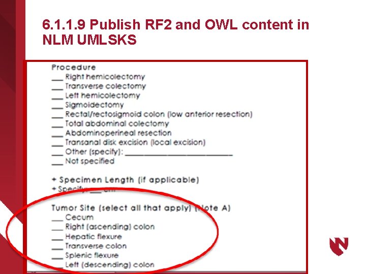 6. 1. 1. 9 Publish RF 2 and OWL content in NLM UMLSKS 