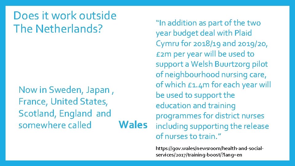 Does it work outside The Netherlands? Now in Sweden, Japan , France, United States,