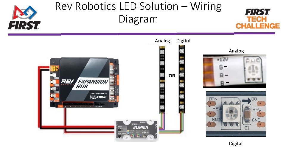 Rev Robotics LED Solution – Wiring Diagram Analog Digital Analog OR Digital 