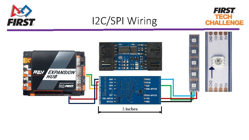 I 2 C/SPI Wiring 3 inches 