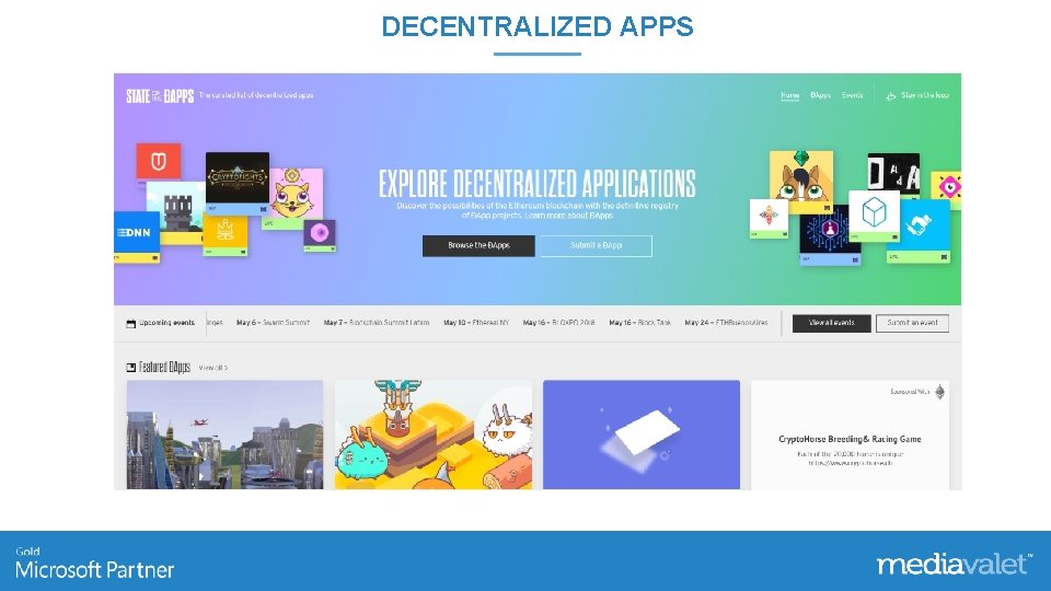 DECENTRALIZED APPS 