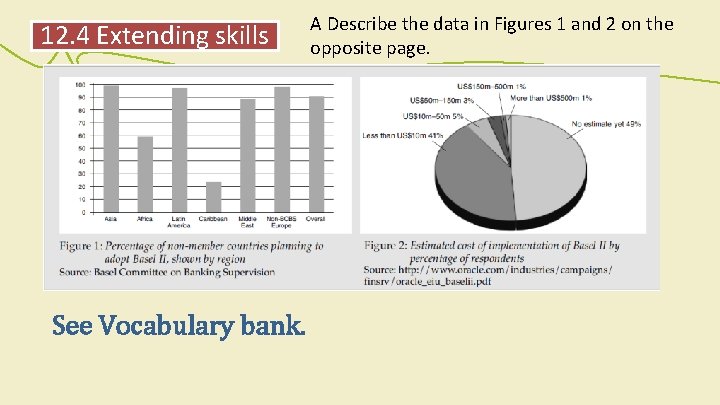 12. 4 Extending skills See Vocabulary bank. A Describe the data in Figures 1