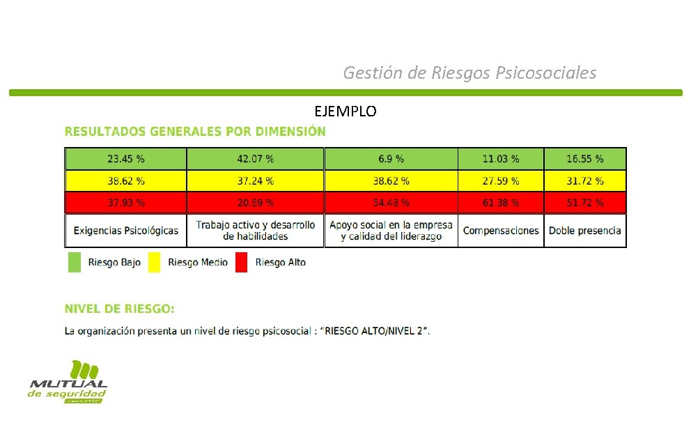 Gestión de Riesgos Psicosociales EJEMPLO 