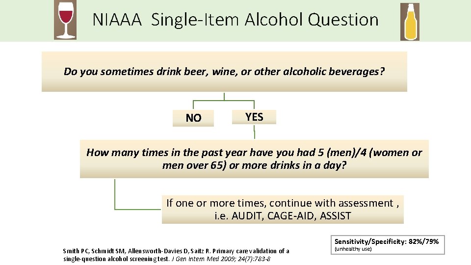NIAAA Single-Item Alcohol Question Do you sometimes drink beer, wine, or other alcoholic beverages?