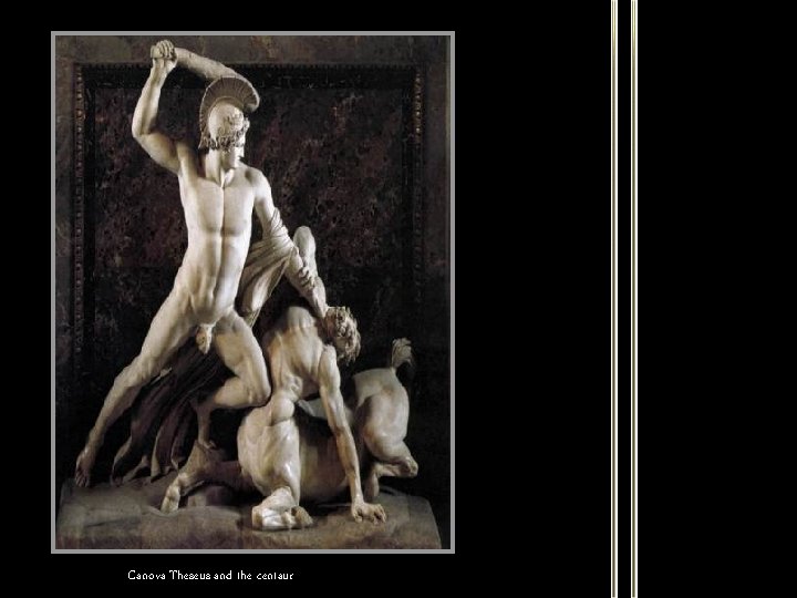 Canova Theseus and the centaur 