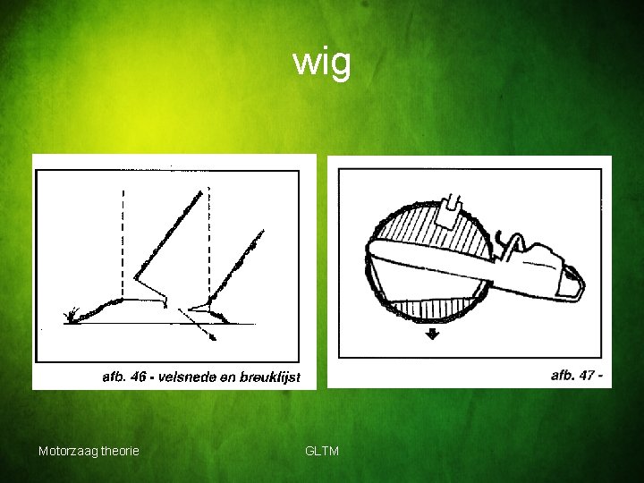 wig Motorzaag theorie GLTM 