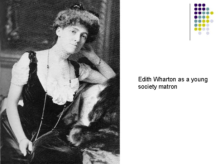 Edith Wharton as a young society matron 
