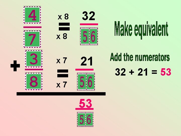x 8 32 x 8 x 7 21 x 7 53 32 + 21 x 8 32 x 8 x 7 21 x 7 53 32 + 21