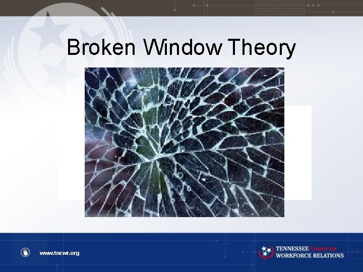 Broken Window Theory www. tncwr. org 