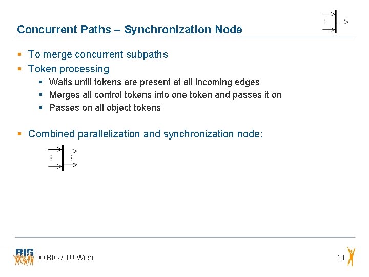 Concurrent Paths – Synchronization Node § To merge concurrent subpaths § Token processing §