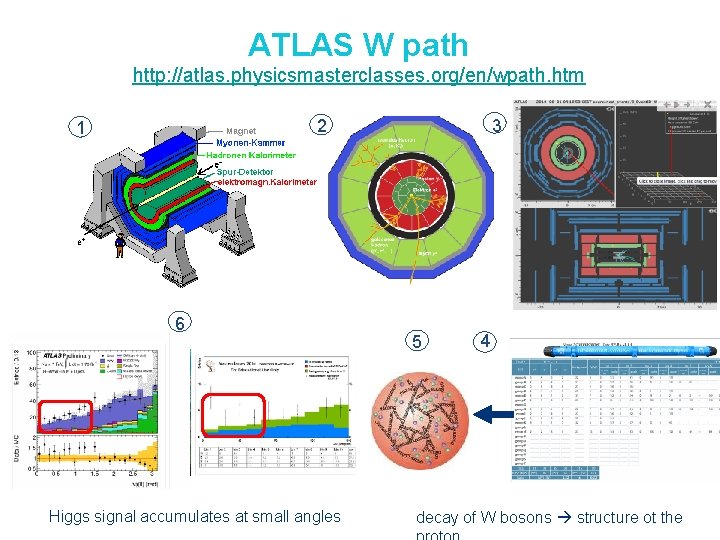 ATLAS W path http: //atlas. physicsmasterclasses. org/en/wpath. htm 2 1 6 Higgs signal accumulates